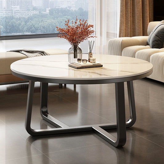 Round coffee table with elegant design