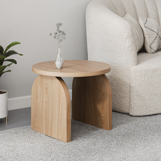 wooden side table