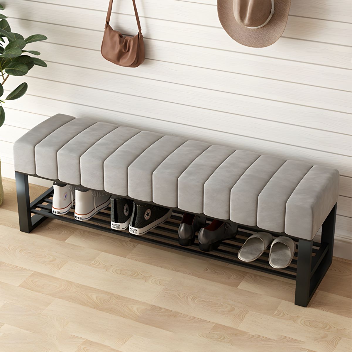 shoe cabinet with seat