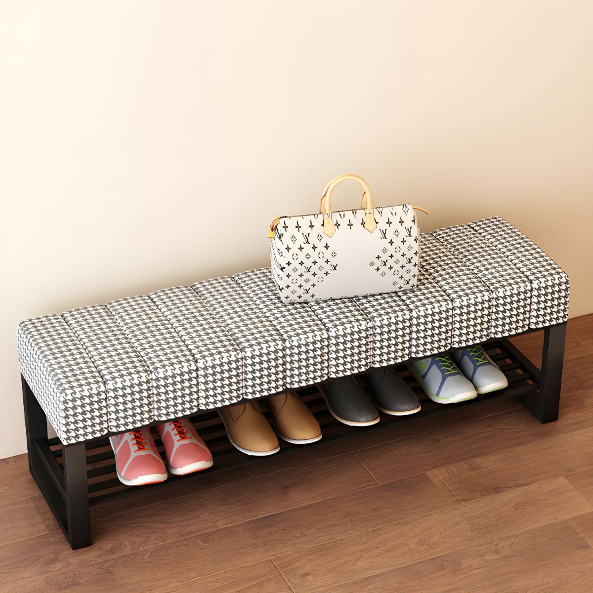 shoe cabinet with seat