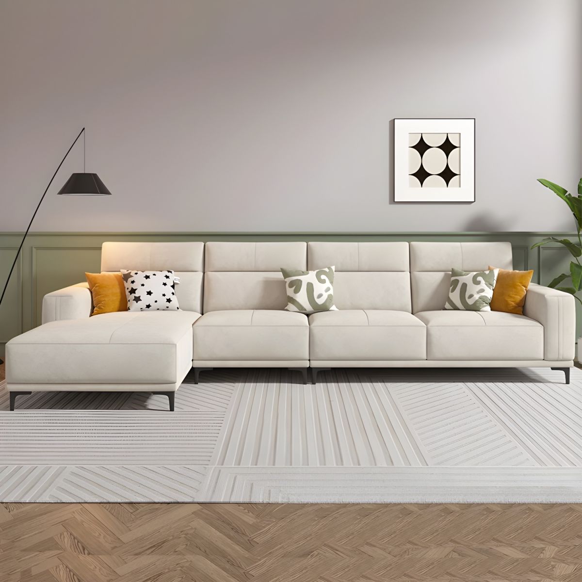 Modern contemporary corner sofa