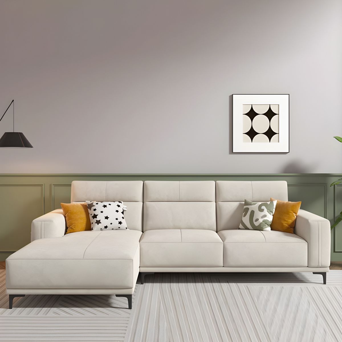 Modern contemporary corner sofa