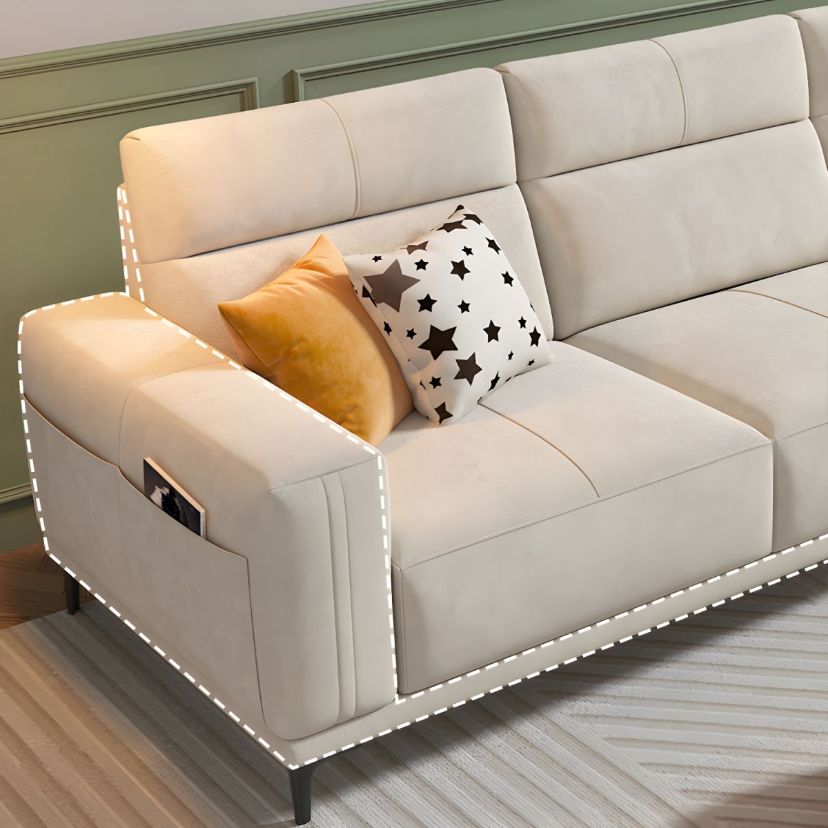 Modern contemporary corner sofa
