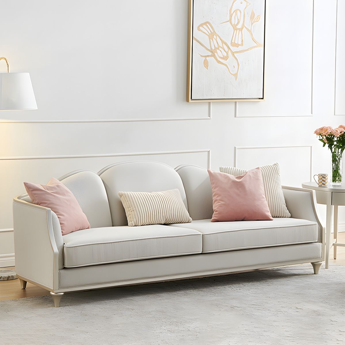 Classic sofa with luxurious design