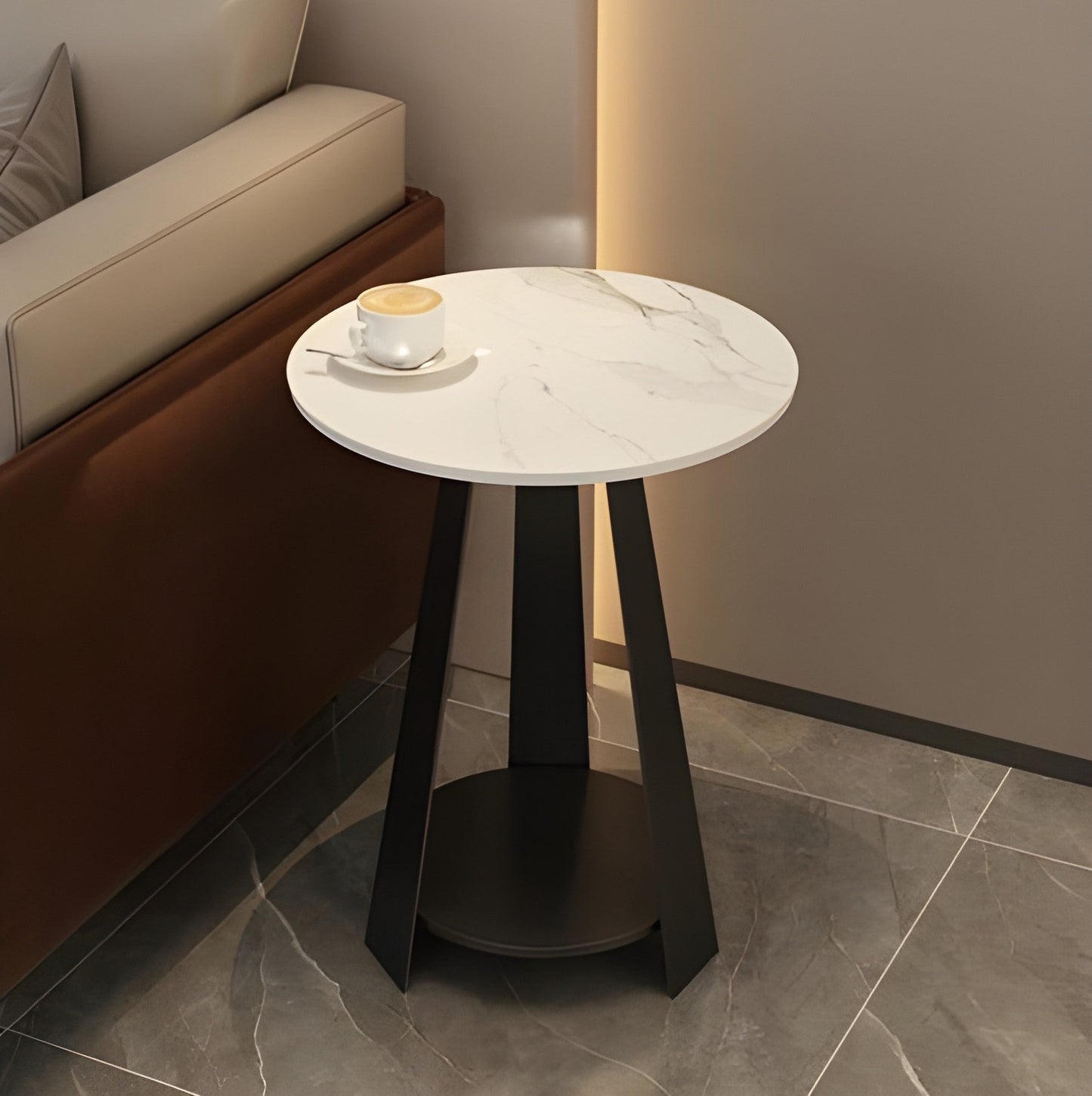 Side table with a distinctive design