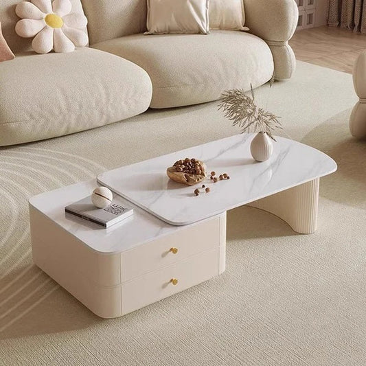 Luxury coffee table with drawers