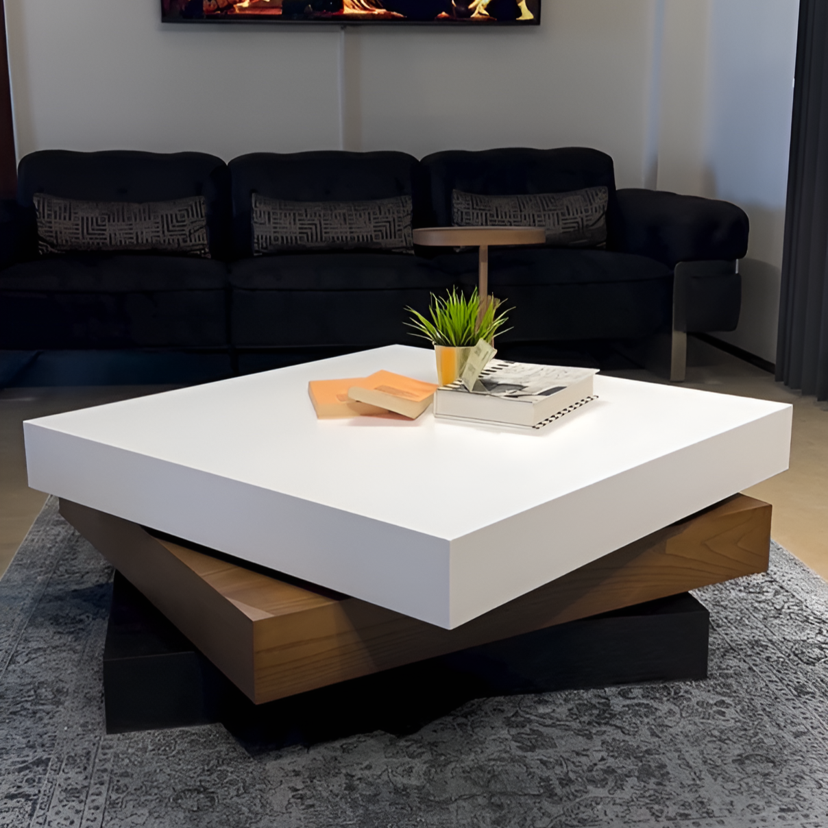 Streamlined coffee table