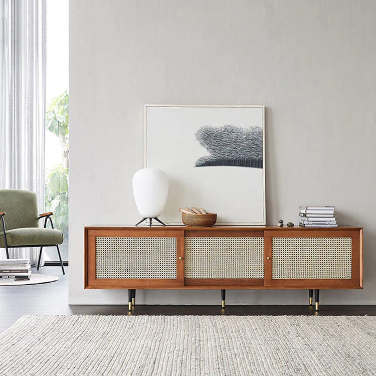 wooden TV table