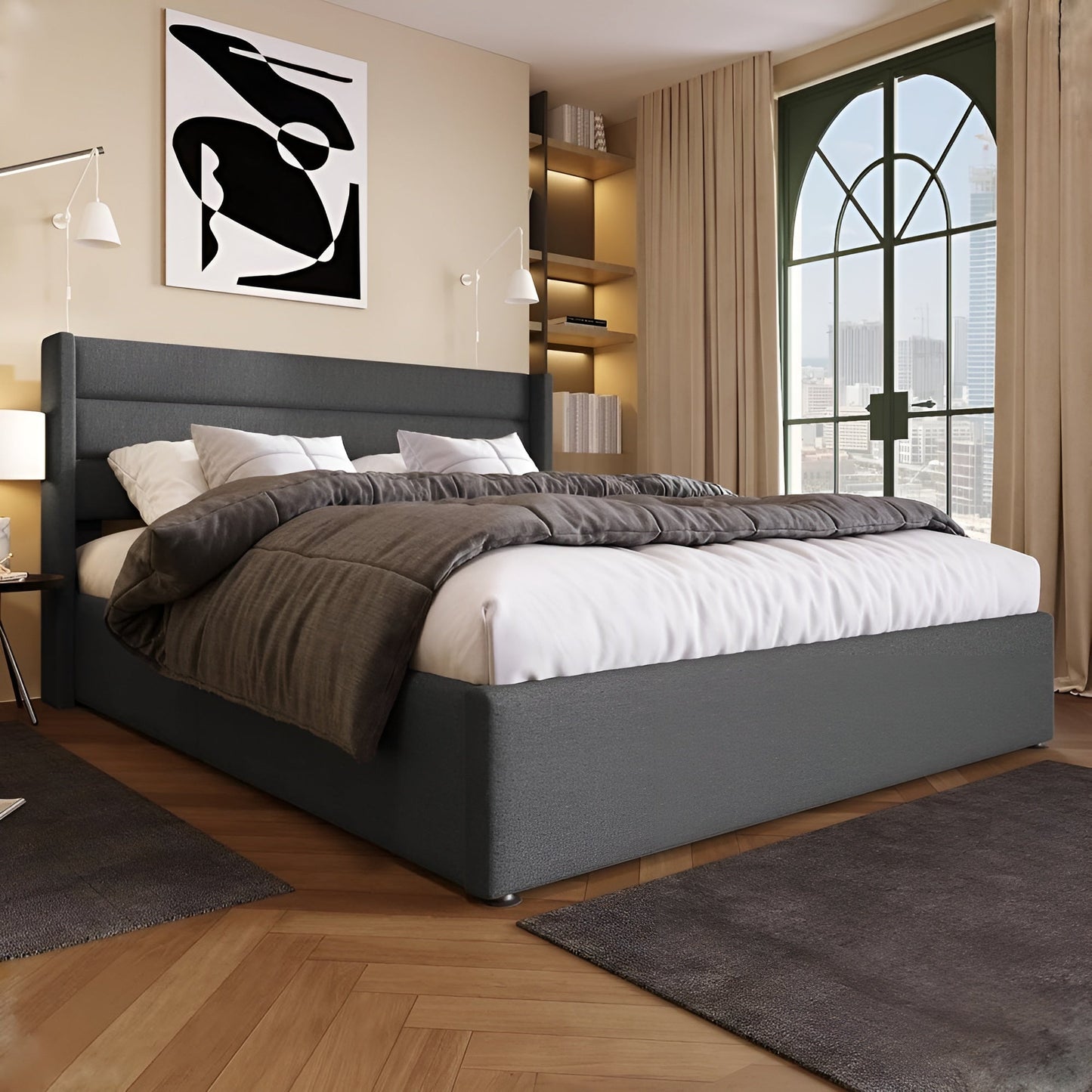 سرير بتصميم كلاسيكي