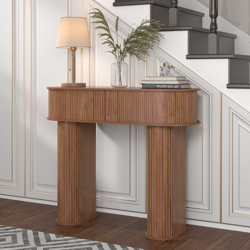 Modern wooden console