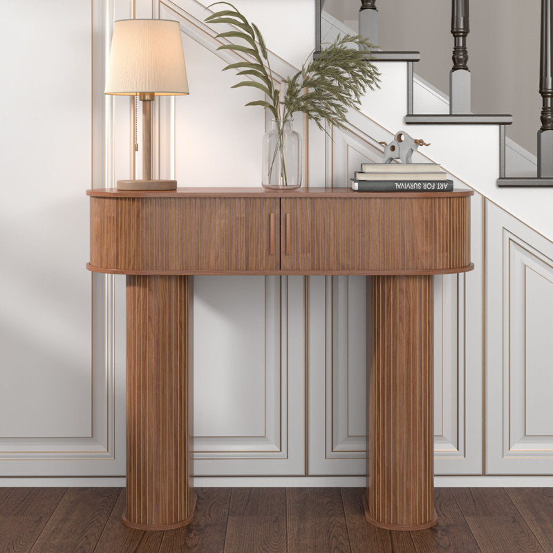 Modern wooden console