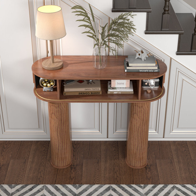 Modern wooden console