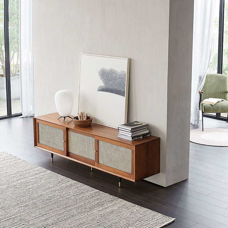 wooden TV table