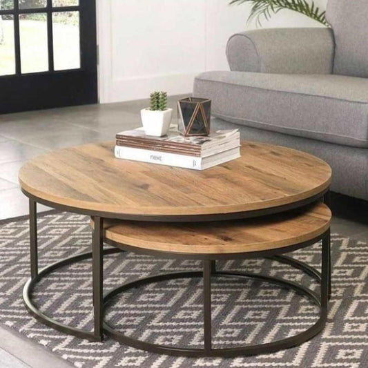 Modern nesting coffee table set