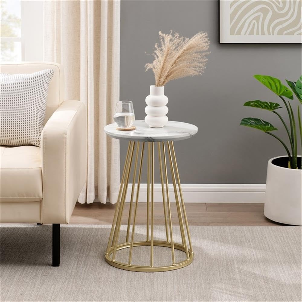 Modern round side table