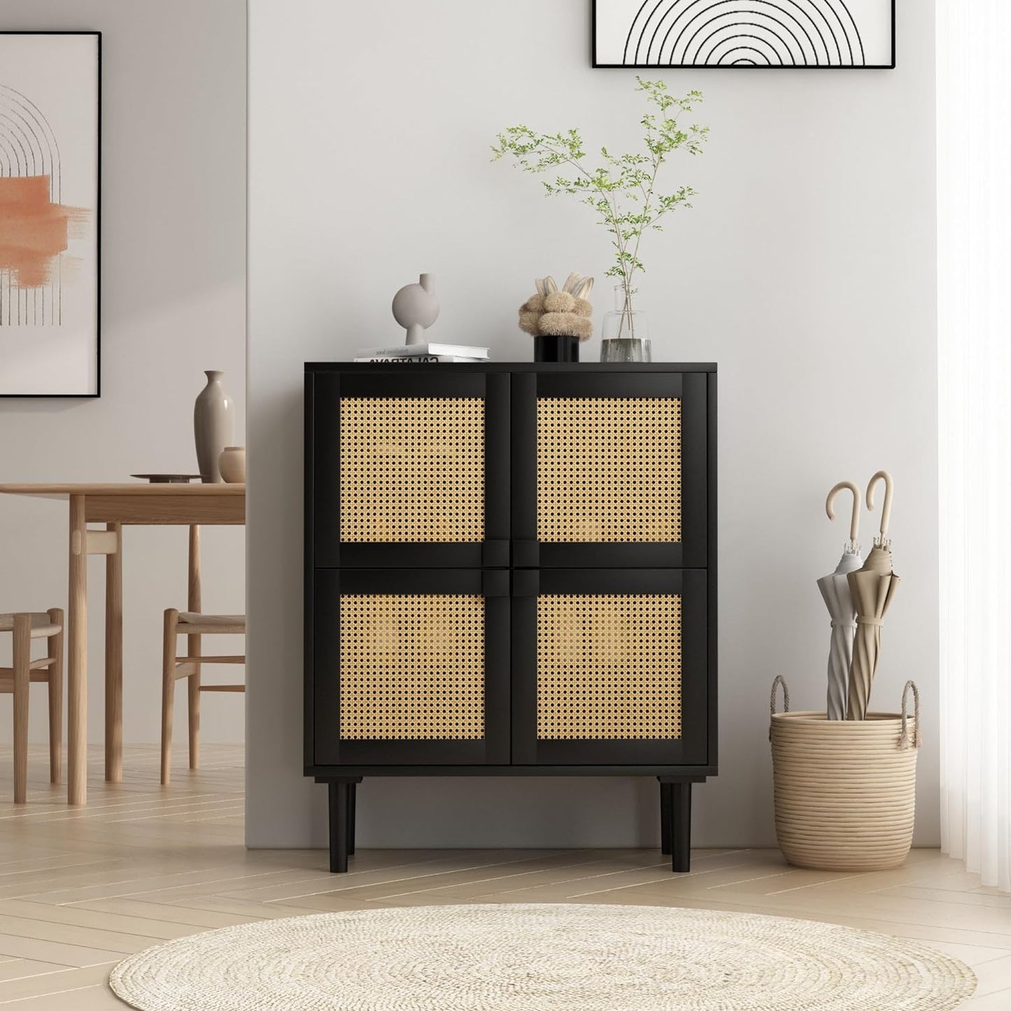 wooden shoe cabinet