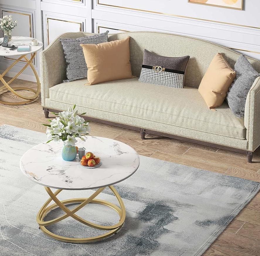 Coffee table with a stunning geometric design