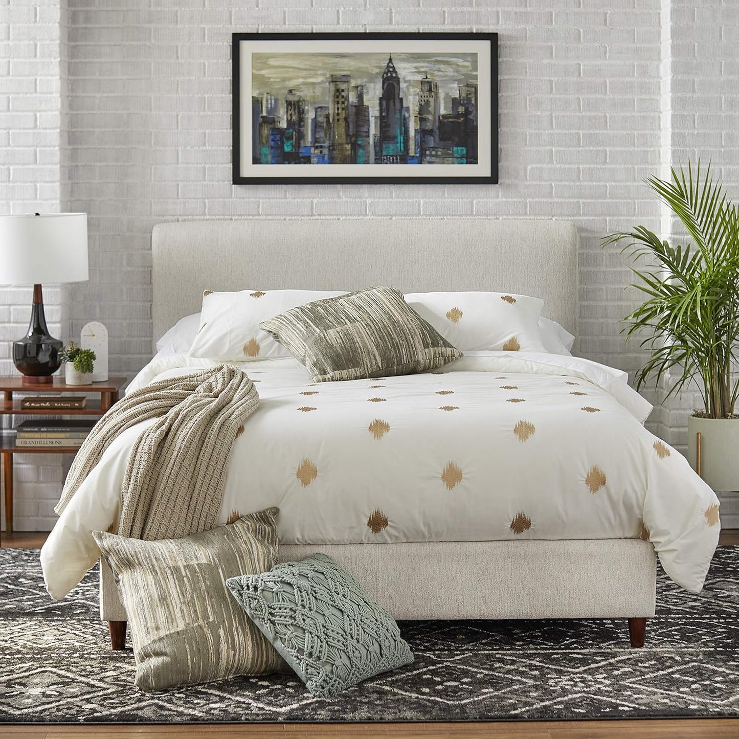 Comfortable and elegant bed