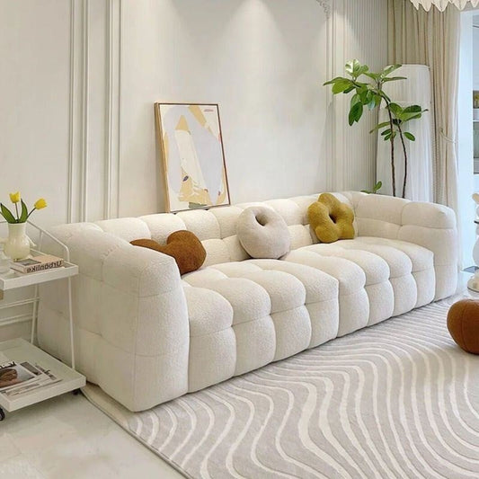 Checkered sofa