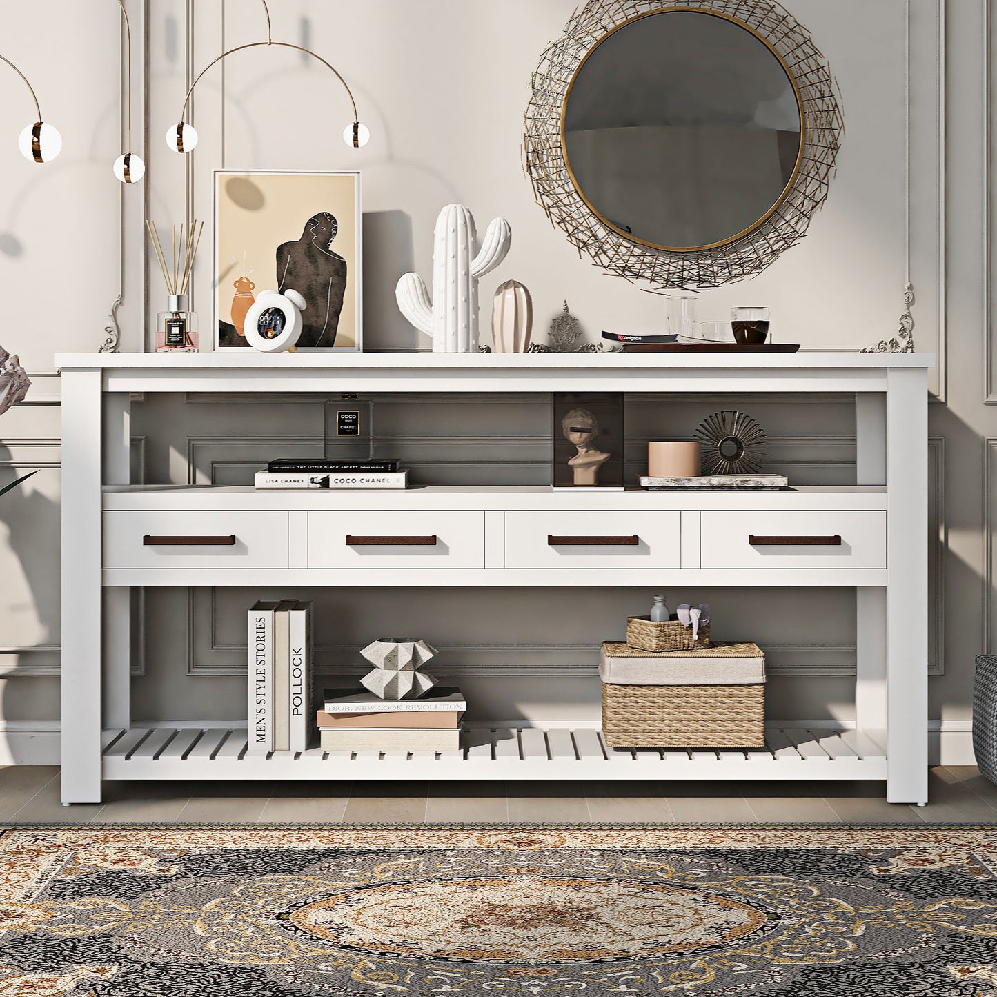 Modern console with elegant design