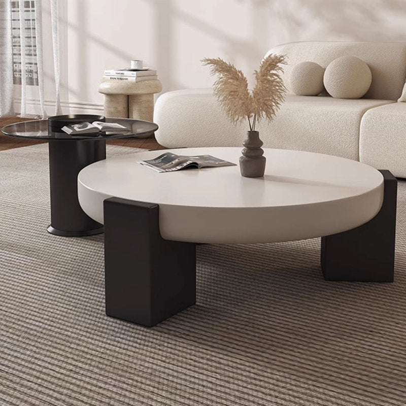 Modern round coffee table