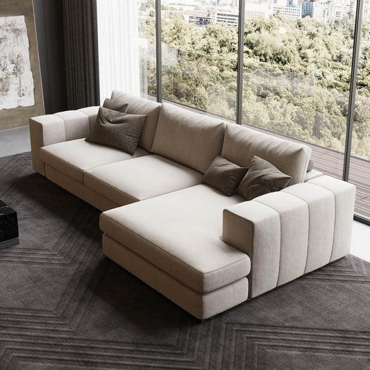 Luxury design living room corner sofa