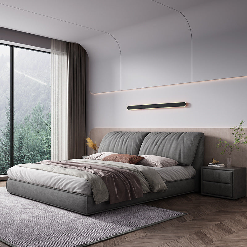 attractive double bed