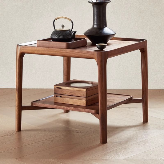 wooden side table