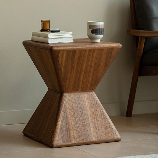 wooden side table
