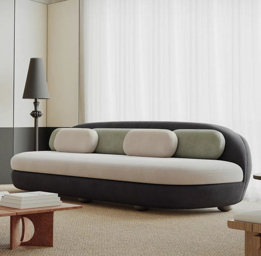 Classic curved sofa