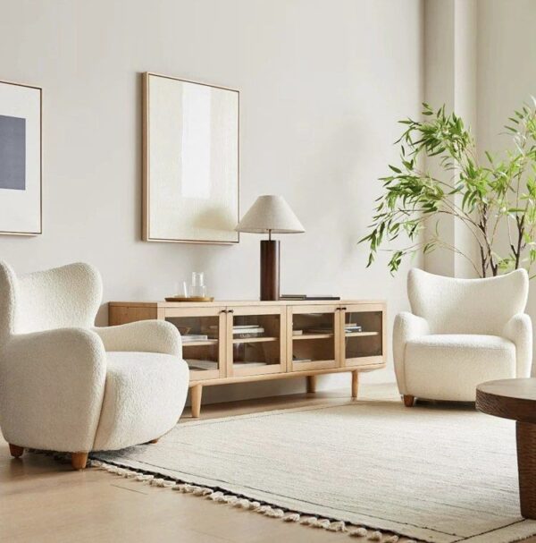chair with a modern touch