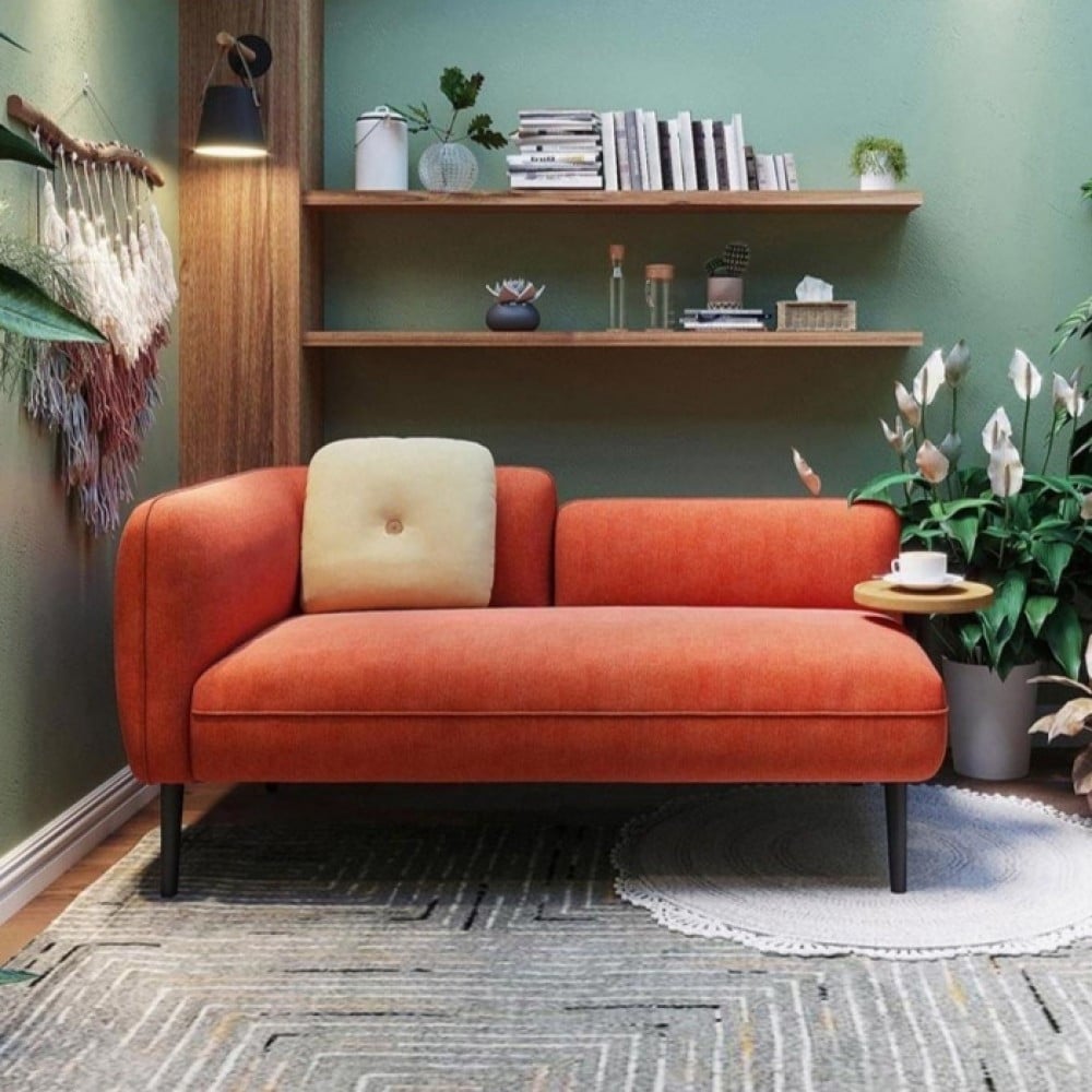 Modern sofa with table