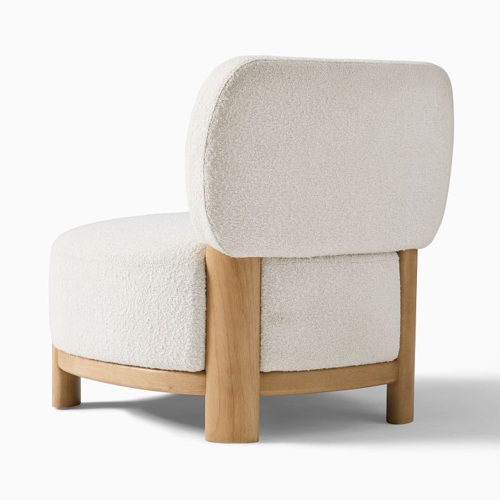 A chair with a unique, modern touch