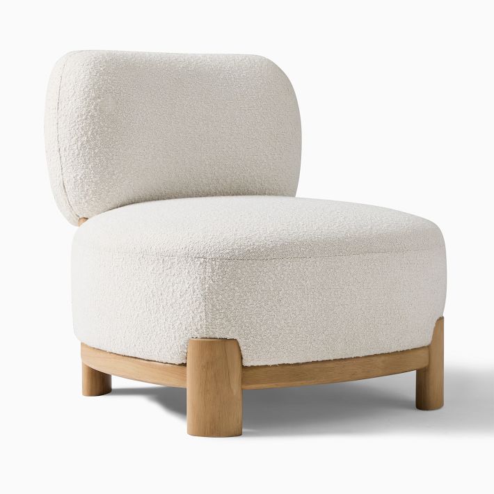 A chair with a unique, modern touch