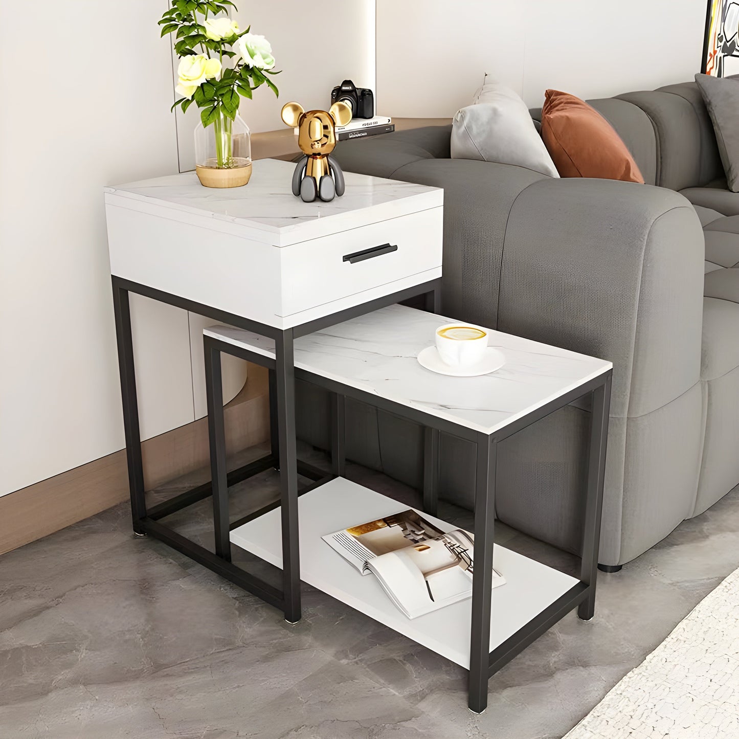 Luxury Design Side Table Set
