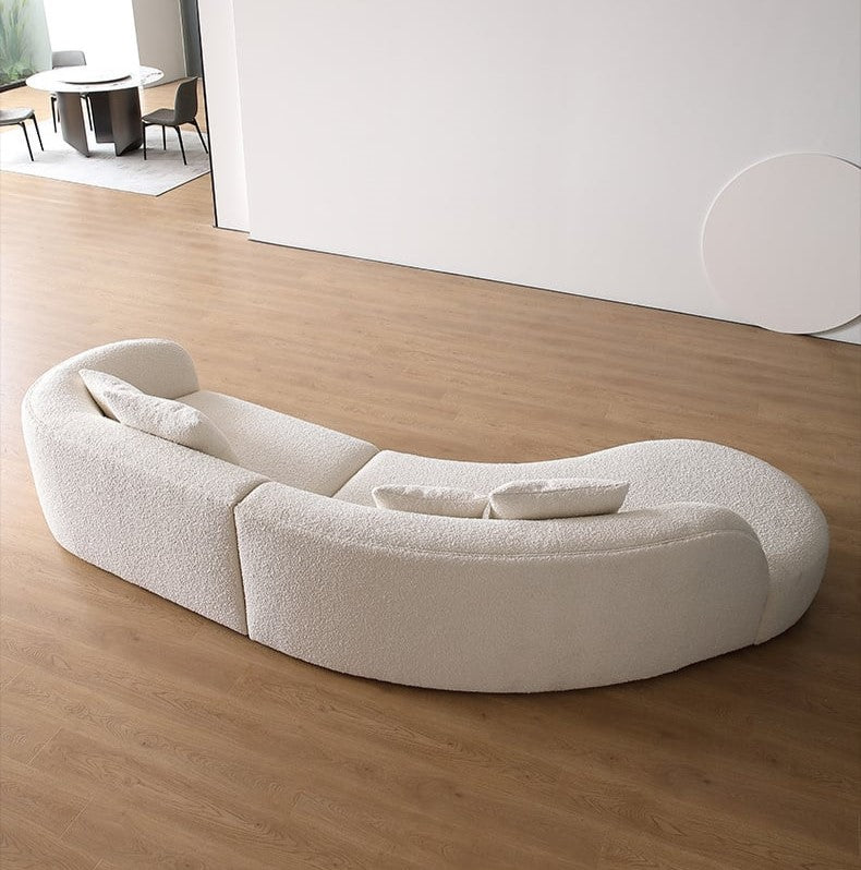 Allora's distinctive sofa
