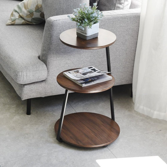 طاولة جانبية بثلاثة أسطح