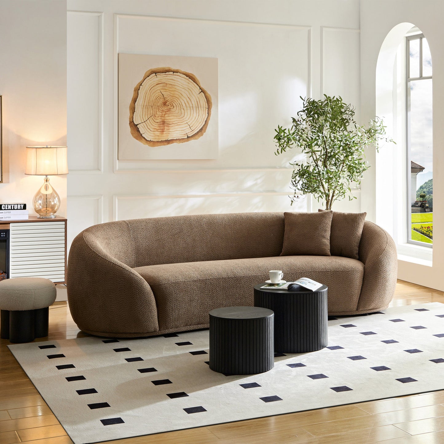 Modern sofa with elegant design