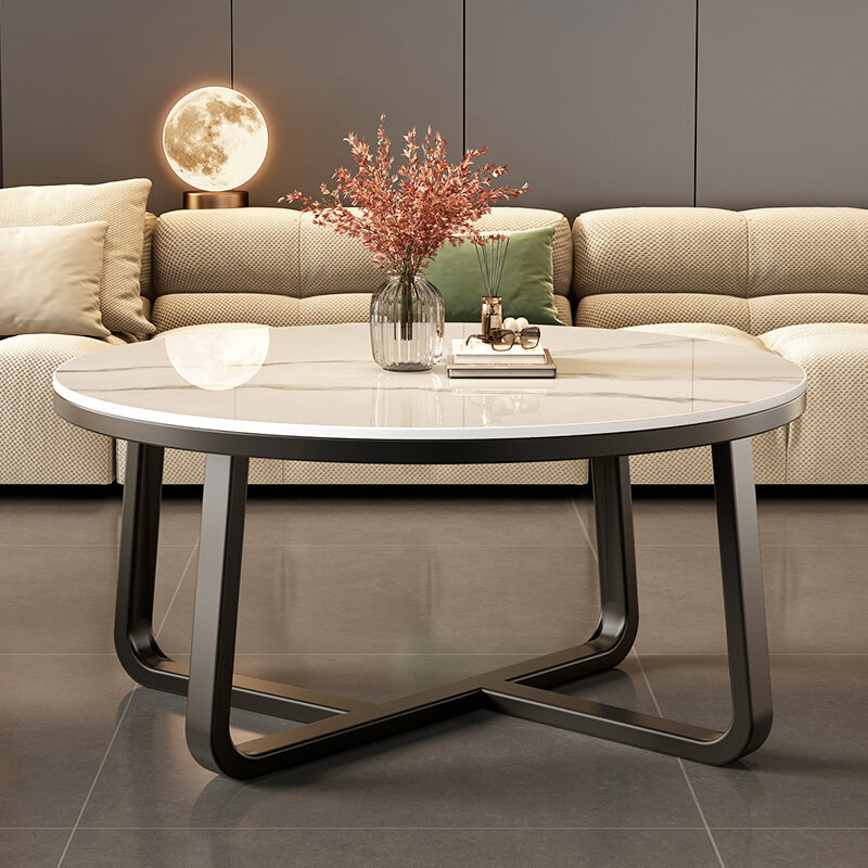Round coffee table with elegant design