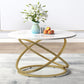 Coffee table with a stunning geometric design