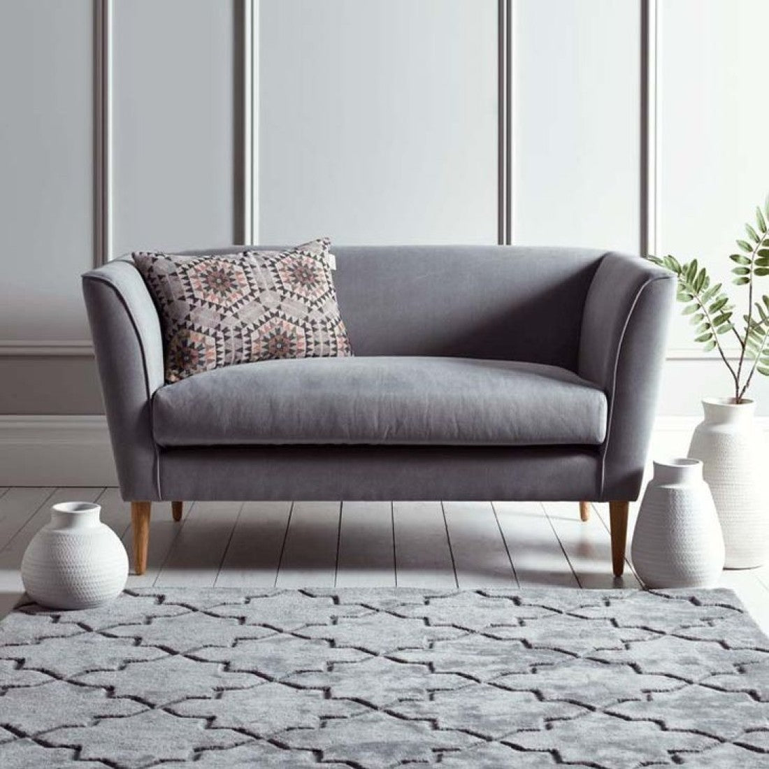 Luxury sofa with comfortable modern design