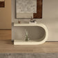 Console with a modern, streamlined design