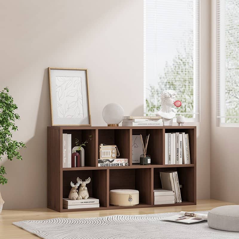 wooden bookcase