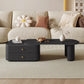 Luxury coffee table with drawers 