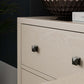 A distinctively designed chest of drawers