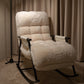 fur rocking recliner chair