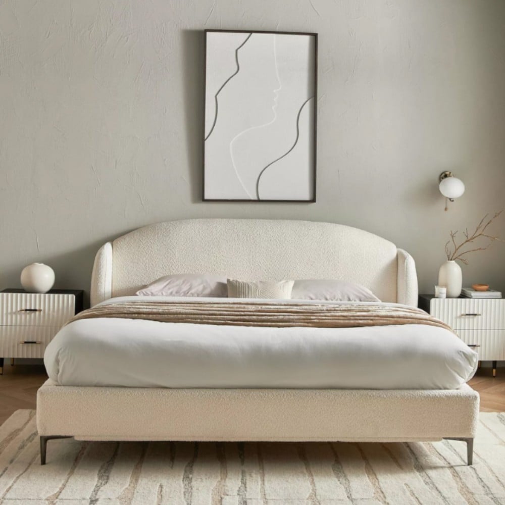elegant queen bed
