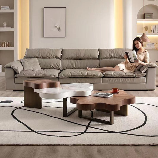 Floral design coffee table