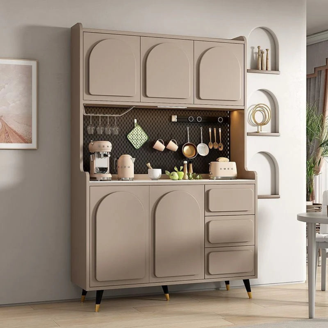 Stylish and practical kitchen cabinet