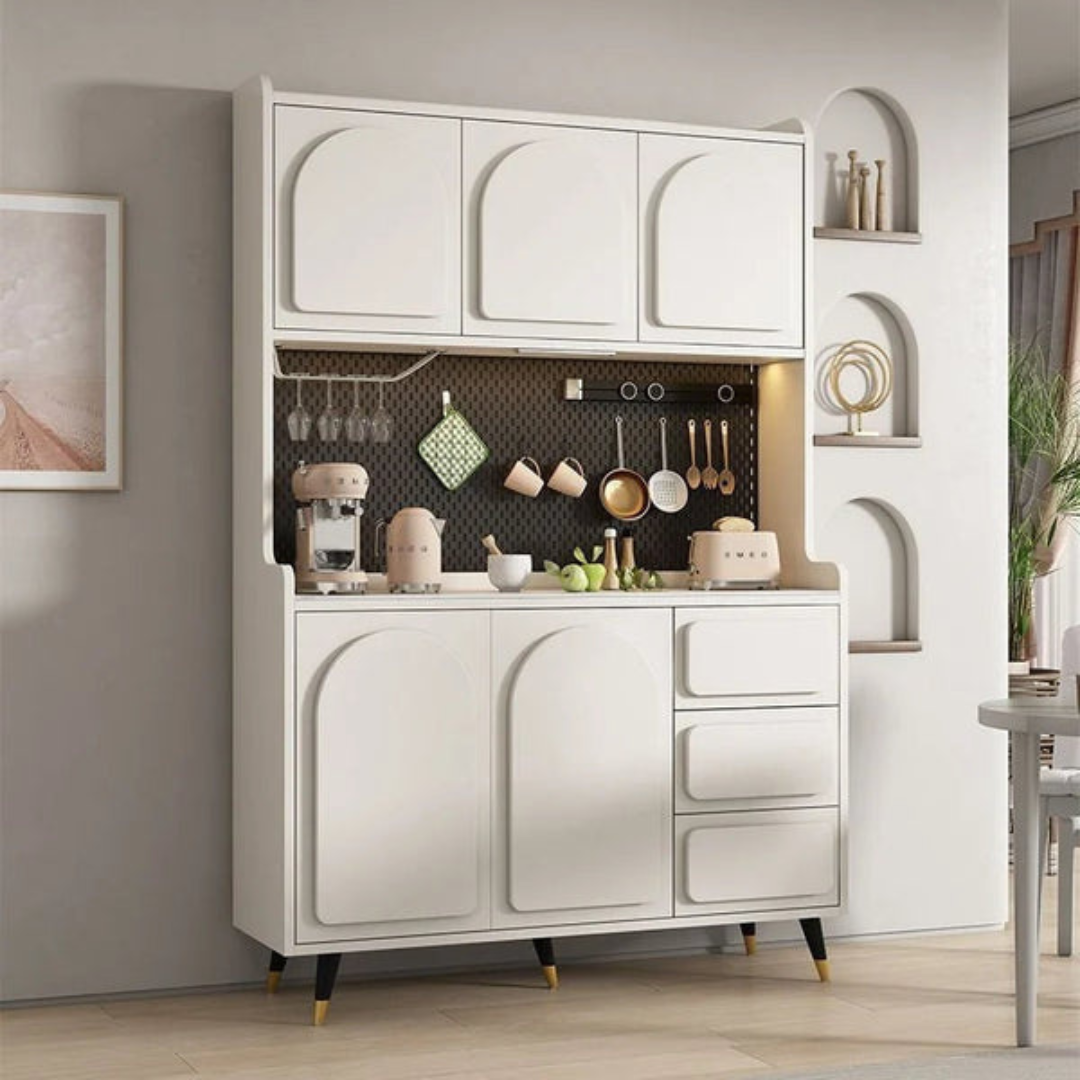 Stylish and practical kitchen cabinet